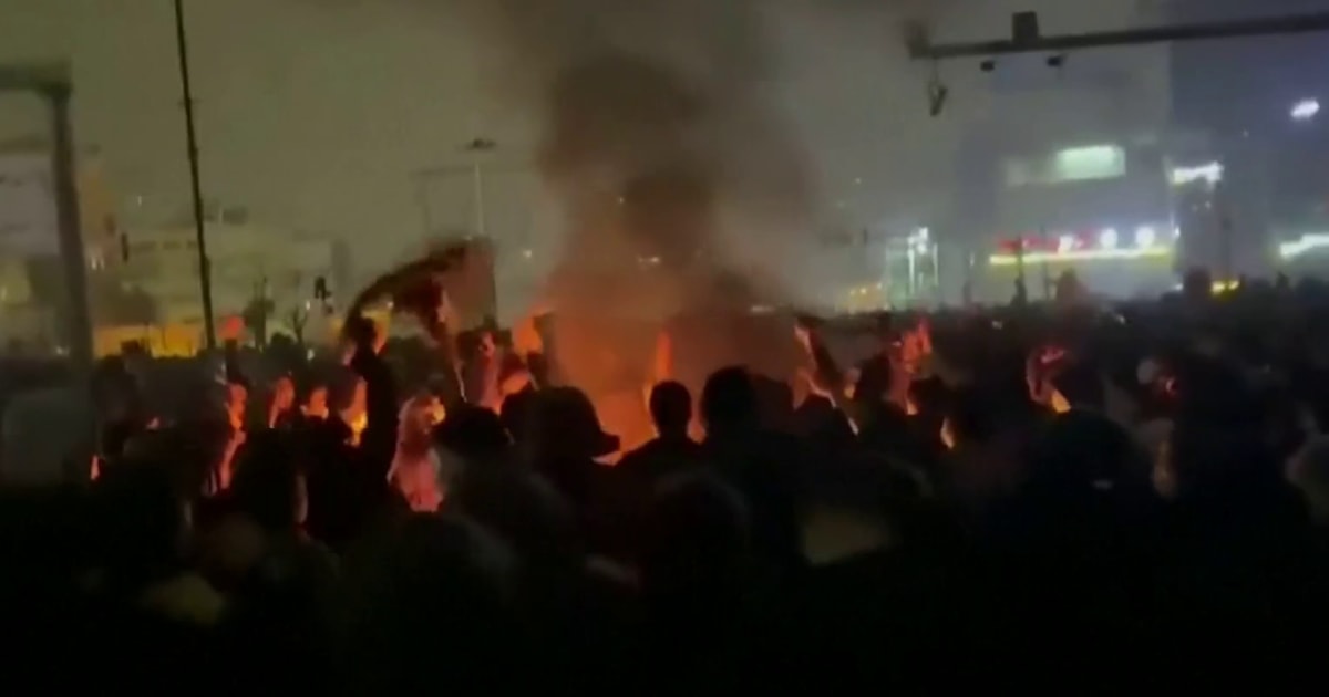 Trump responds to anti-government protests in Iran getting more violent