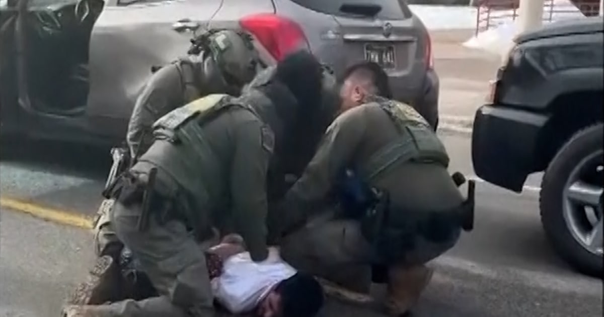 ICE agent appears to knee man in the face in Minneapolis