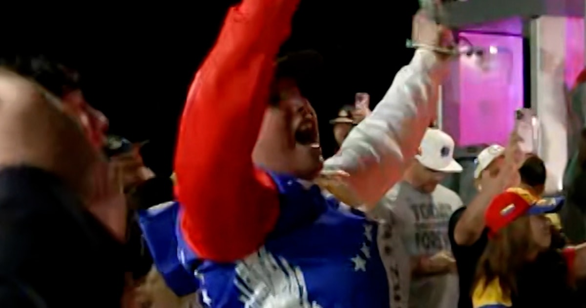 Miami’s Venezuelan community celebrates Maduro’s capture