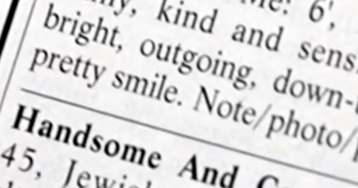 Singles turn to the personal ads section to find love