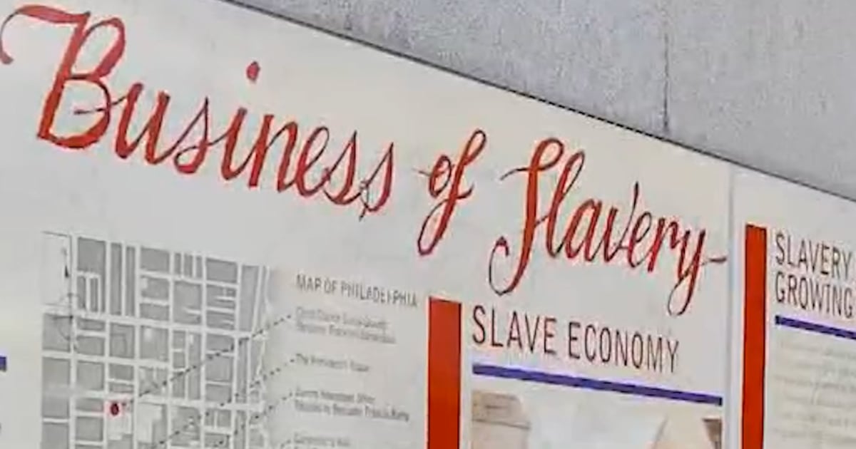 Philadelphia sues over slavery exhibit removal