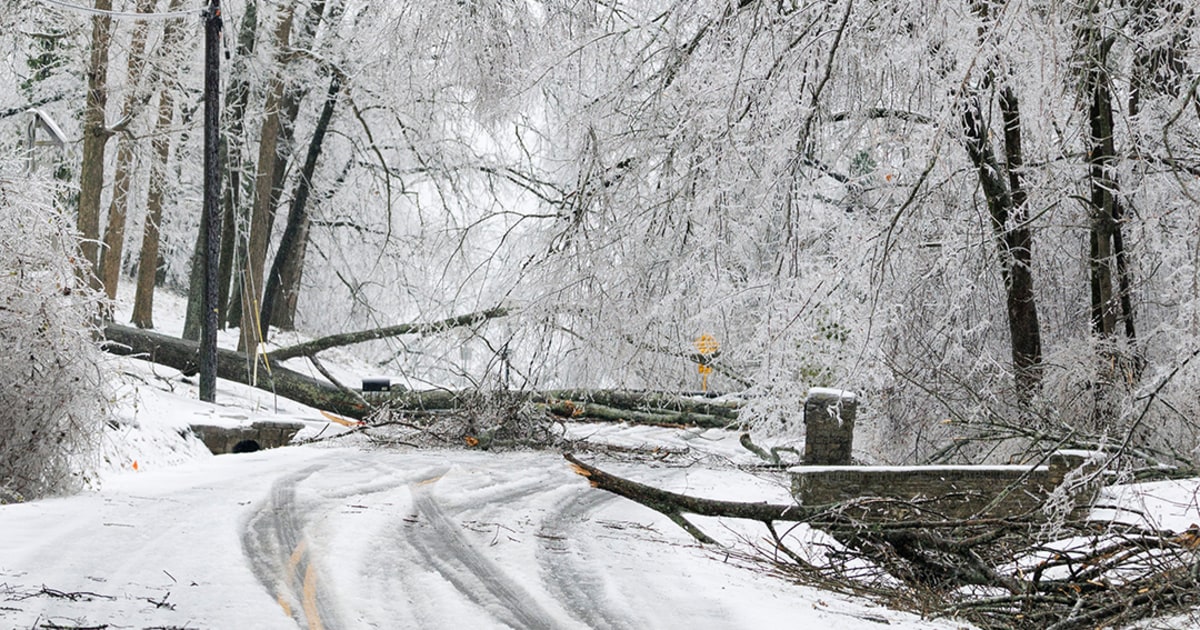 Winter freeze grips part of the country