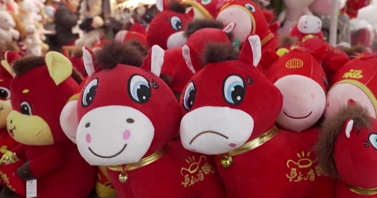 Why a 'crying horse' toy is going viral in China