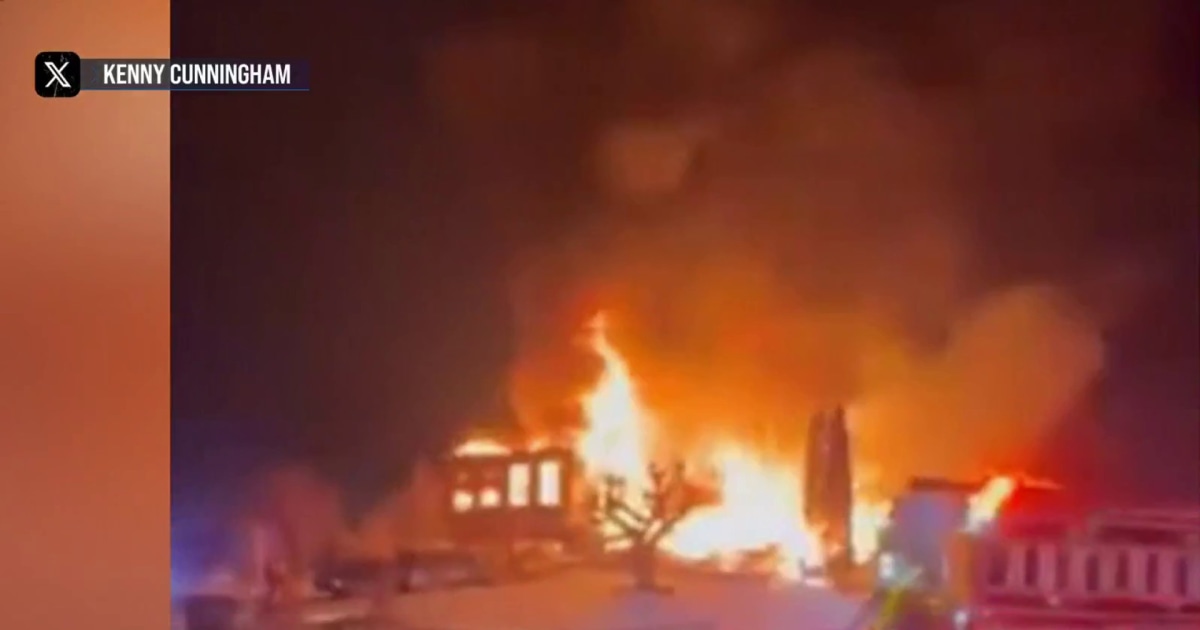 Massive explosion prompts evacuations after house fire