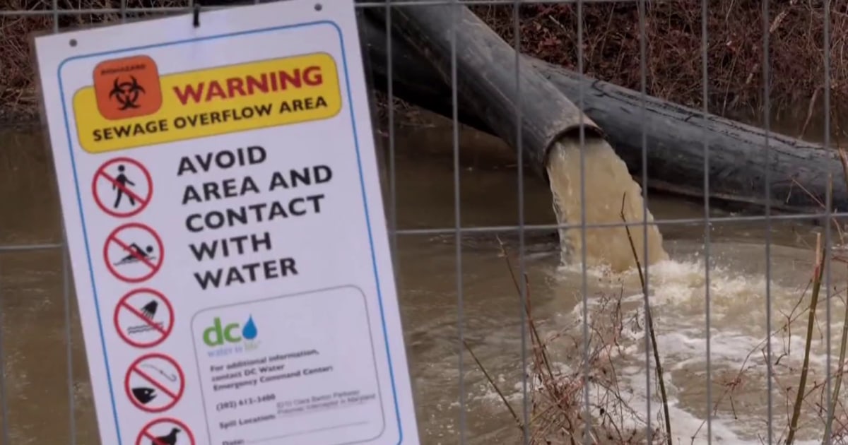 Trump says federal government will protect Potomac River amid sewage spill