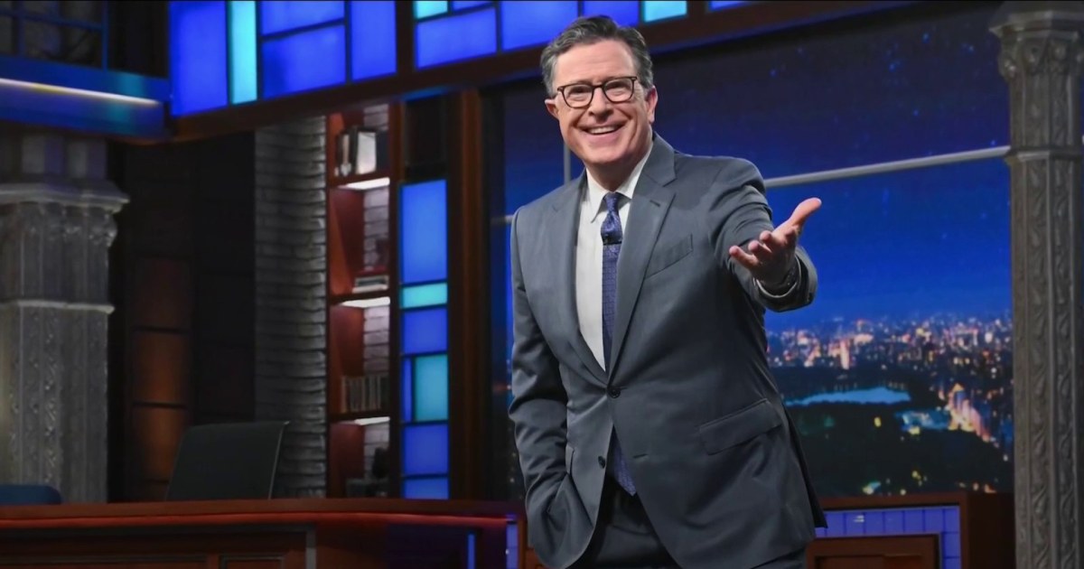 Stephen Colbert says CBS didn't air interview with Texas Democrat out of fear of FCC