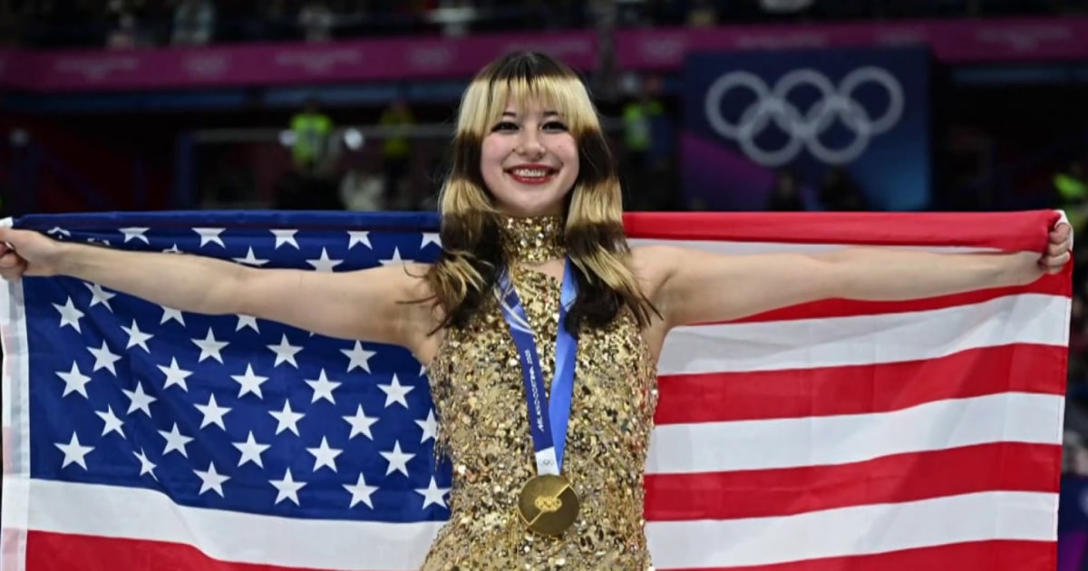Figure skater Alysa Liu wins gold for Team USA, ending 20-year medal drought