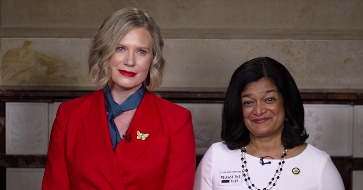Rep. Jayapal on bringing Epstein survivor to State of the Union