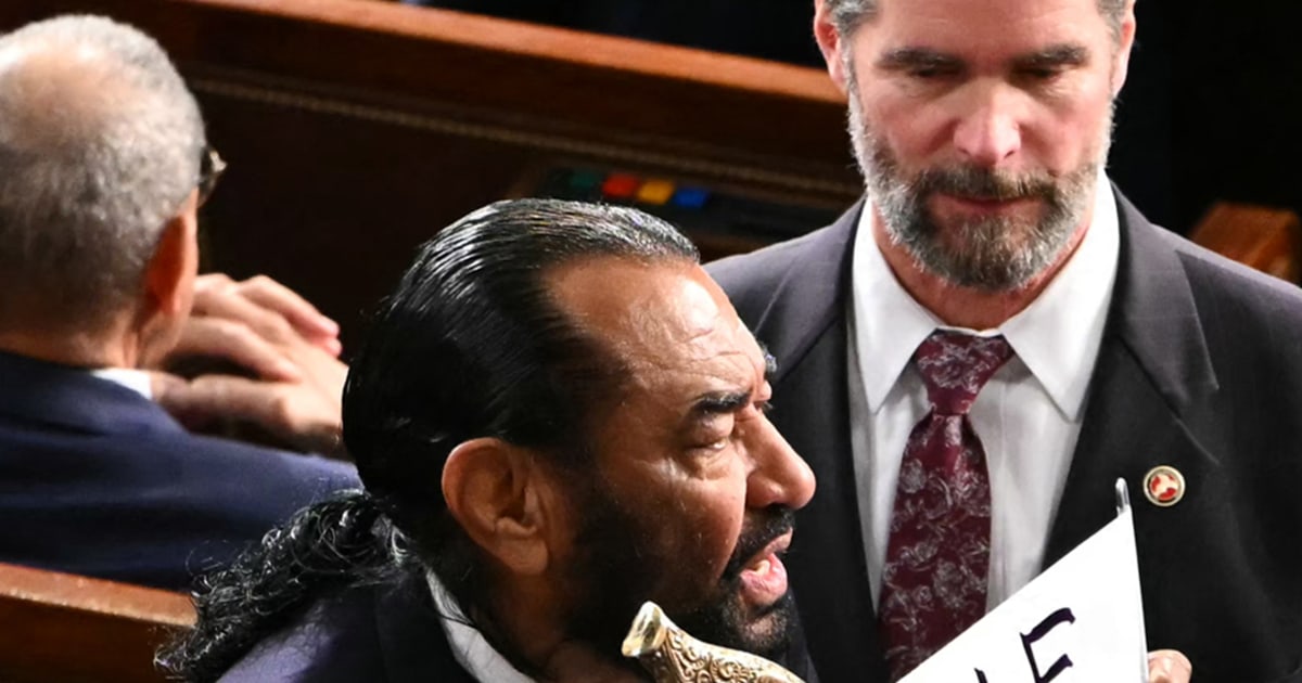 Rep. Al Green explains 'Black people aren't apes' sign