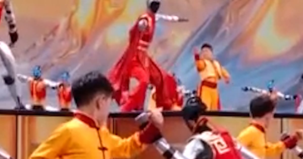 China showcases humanoid robots during Lunar New Year