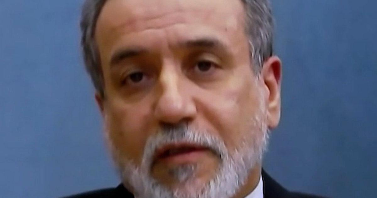 Iran’s foreign minister on U.S.-Israeli strikes inside the country