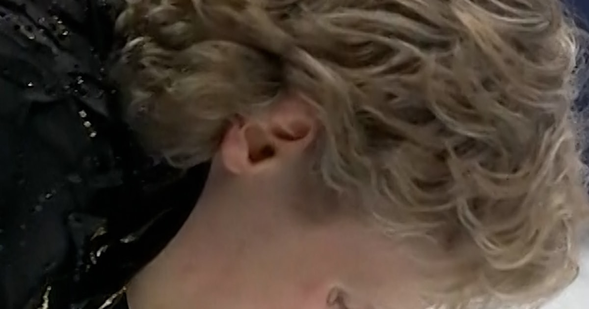 Ilia Malinin stumbles through men's skating performance