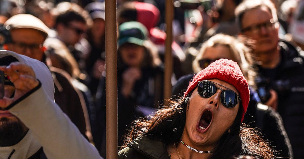 Protesters against attack on Iran march in New York City