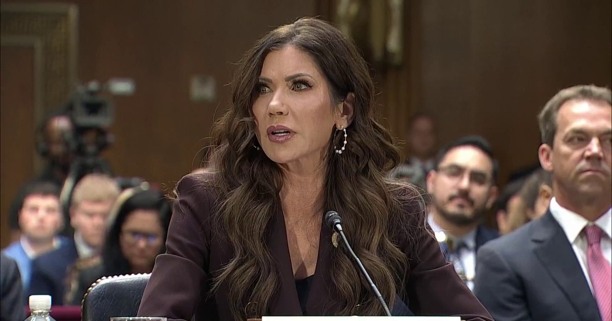 Noem touts Trump administration's immigration agenda in Senate testimony
