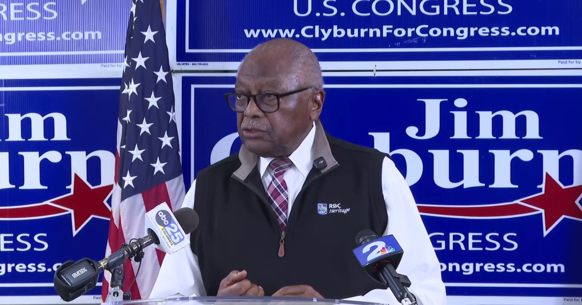 Rep. Jim Clyburn announces he is running for re-election