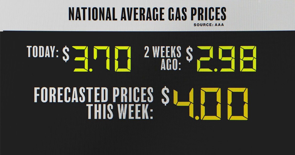 Gas prices could reach $4 per gallon nationwide average this week