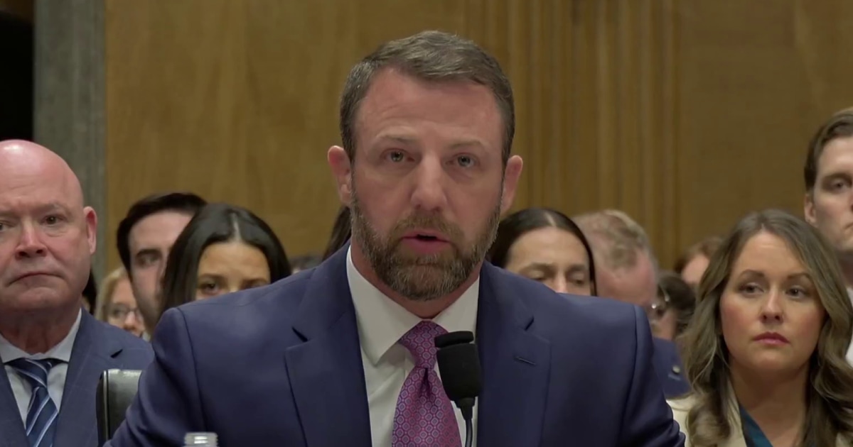 Mullin spars with senators over classified travel