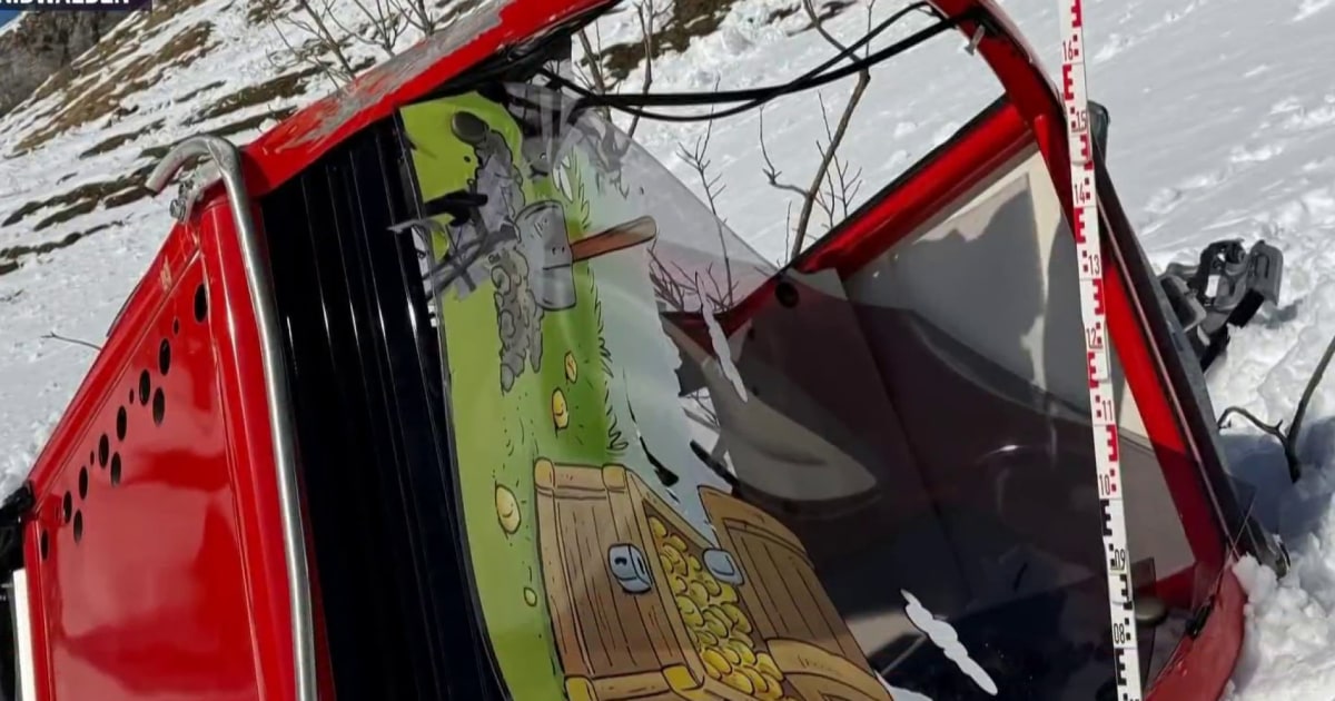 One dead after gondola crash at Swiss ski resort