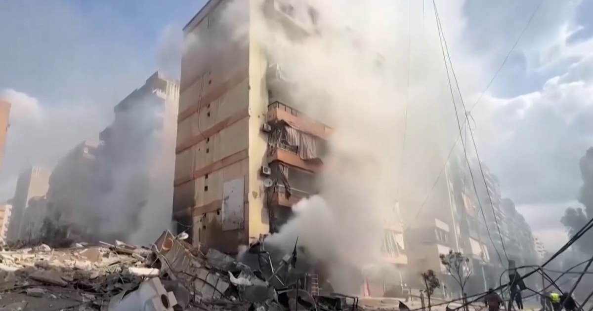 Over a million people displaced in Lebanon as Israel expands offensive against Hezbollah