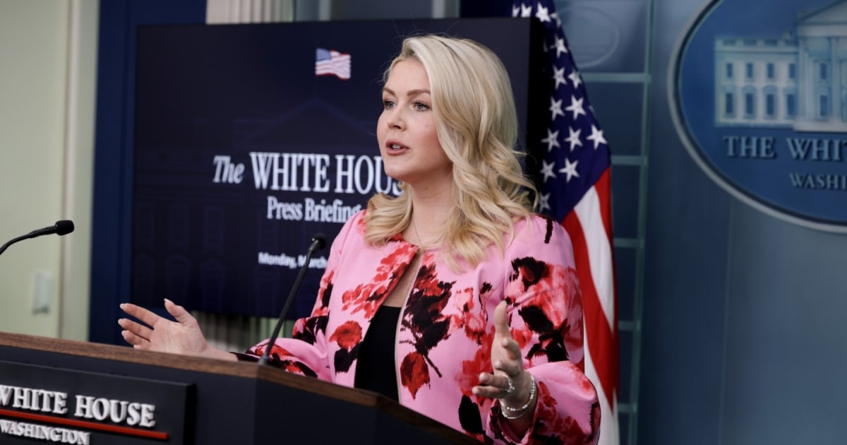 White House questioned about Trump's threat to target Iranian civilian infrastructure