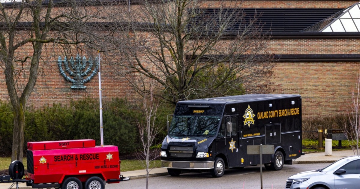 FBI: Man who crashed truck into Michigan synagogue was inspired by Hezbollah