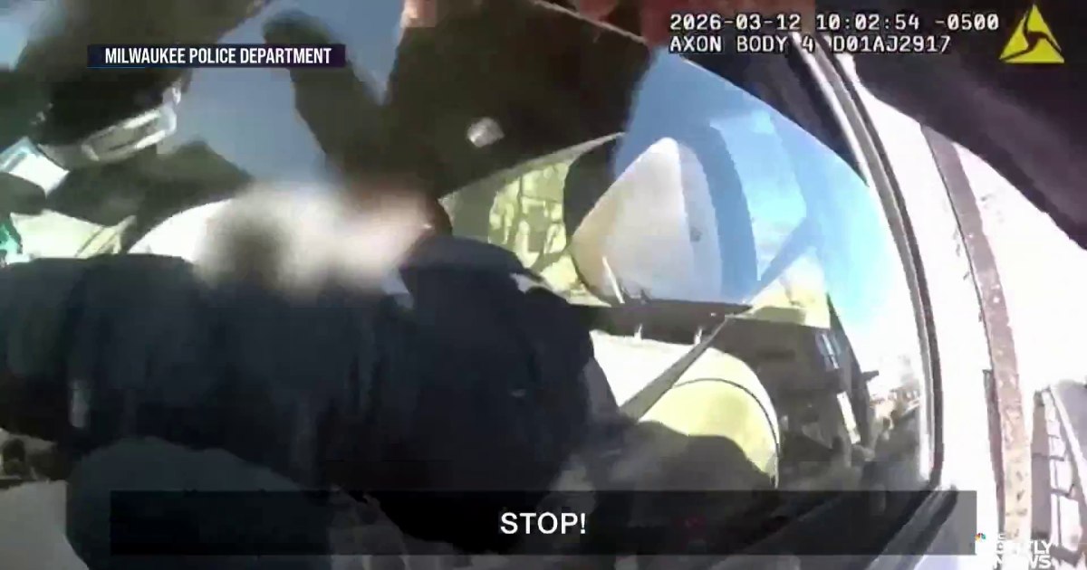 New bodycam footage of Wisconsin officer before shooting