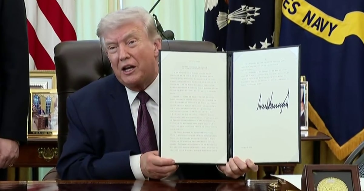 Trump addresses birthright citizenship, mail-in ballots during executive order signing