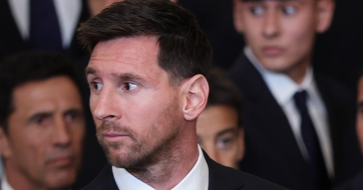 Lionel Messi And Inter Miami Teammates Visit White House