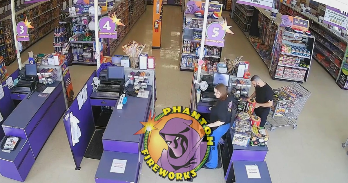 Video appears to show Michigan synagogue attack suspect buying fireworks