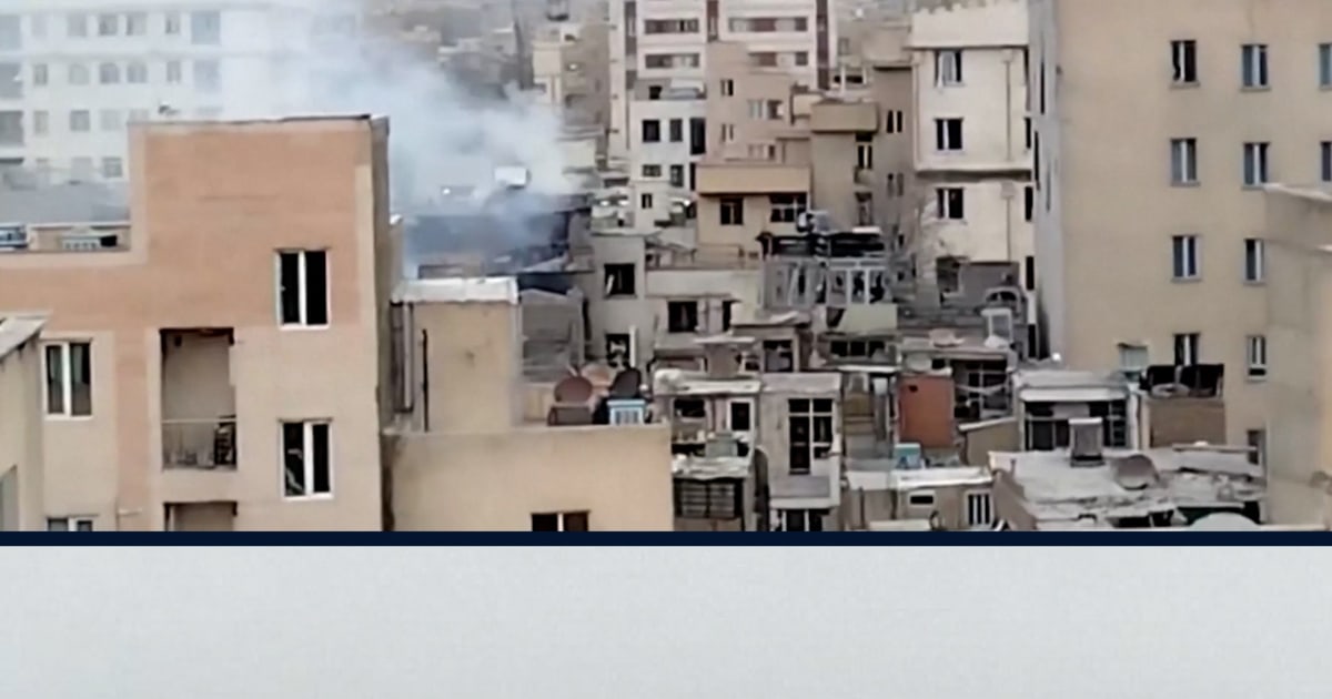 Video shows Tehran streets in ruin