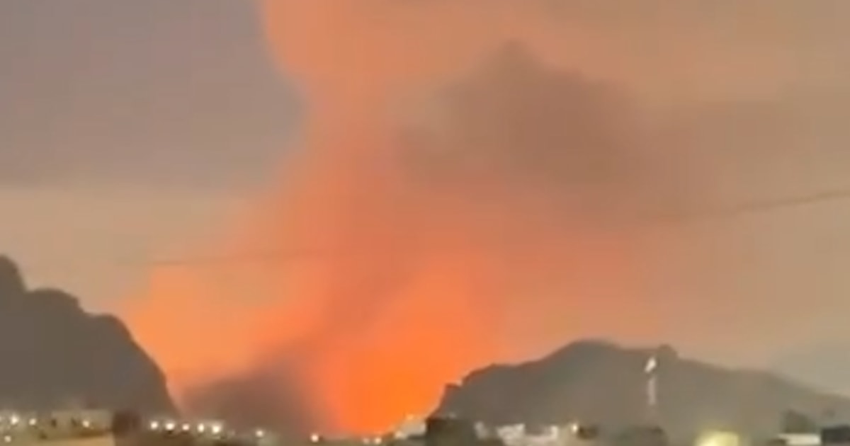 Videos show explosions in key Iranian city