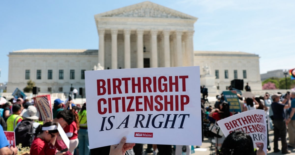 Supreme Court appears skeptical of Trump's effort to limit birthright citizenship