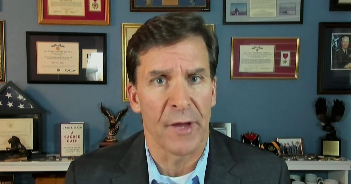 Downed U.S. jet will ‘embolden’ Iran ‘further’: Fmr. Defense Sec. Esper