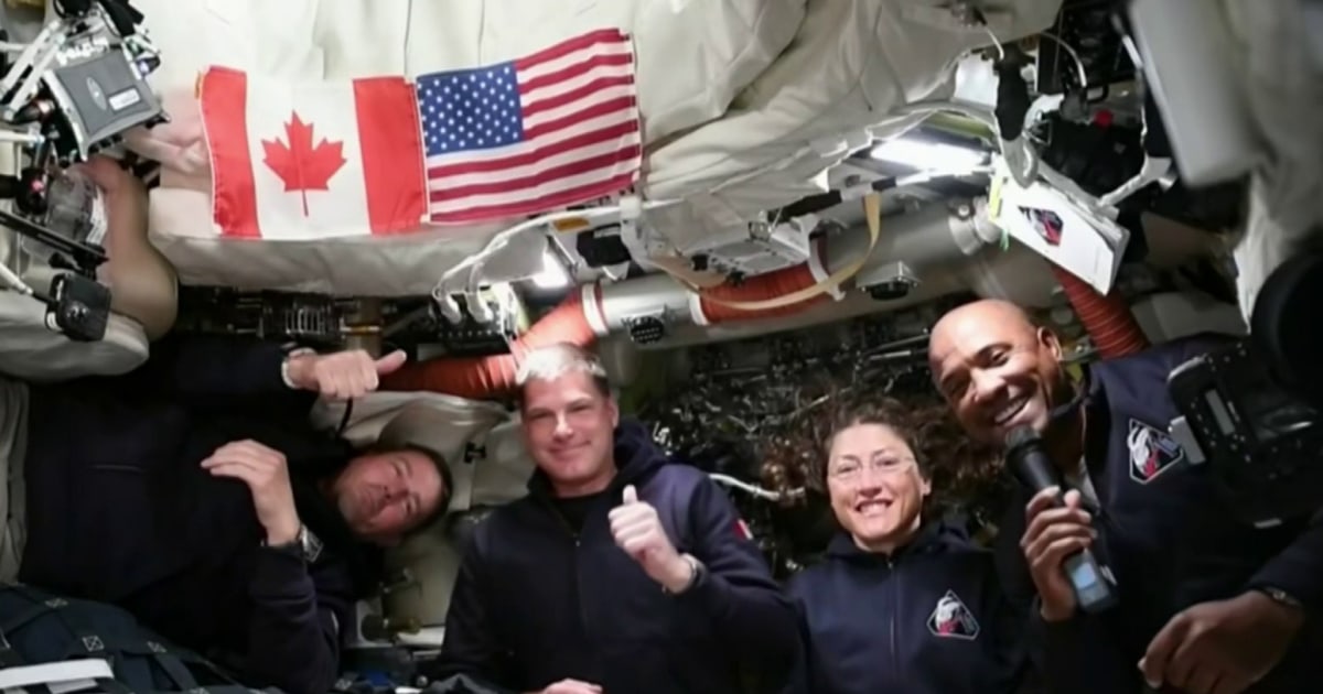 NBC News talks to Artemis II crew as they speed toward the moon