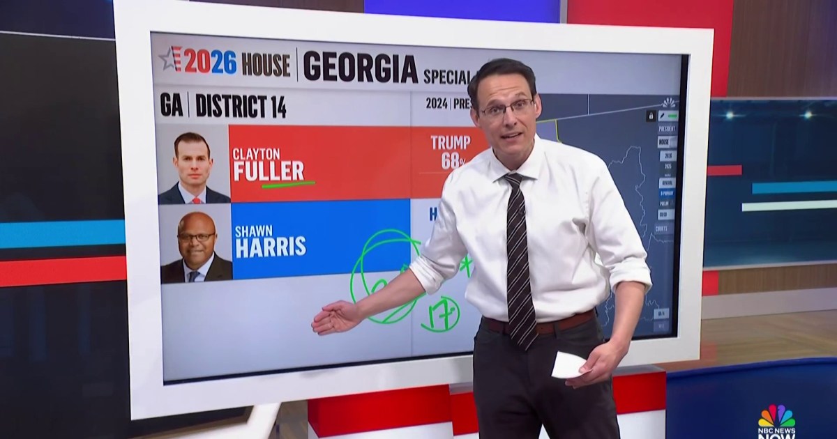 Kornacki: Democrats looking for a ‘moral victory’ in race to fill Marjorie Taylor Greene’s seat