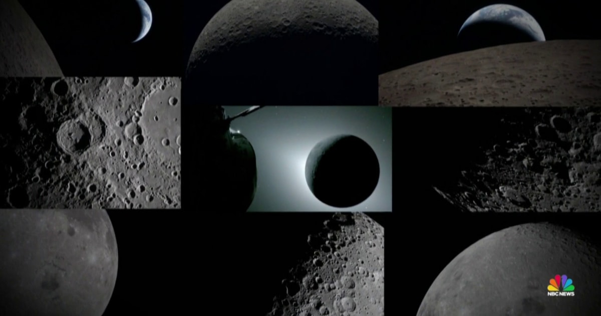 NASA crew heads home from historic moon mission