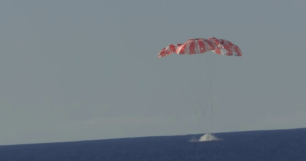 Artemis Ii Splashes Down In Pacific Ocean After 10-day Mission
