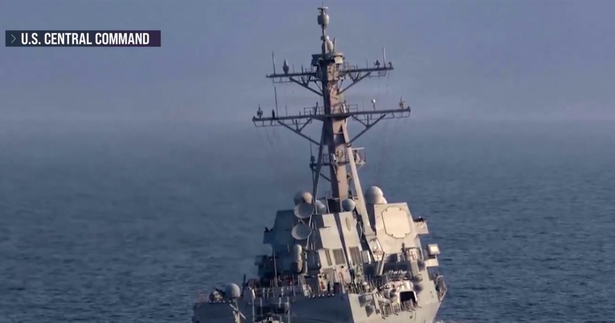 First images of U.S. blockade of Iran