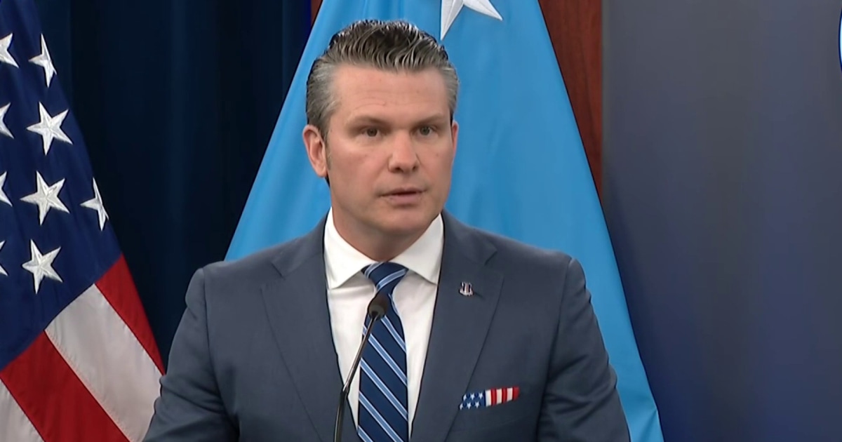 Hegseth says U.S. is locked and loaded if Iran talks fail