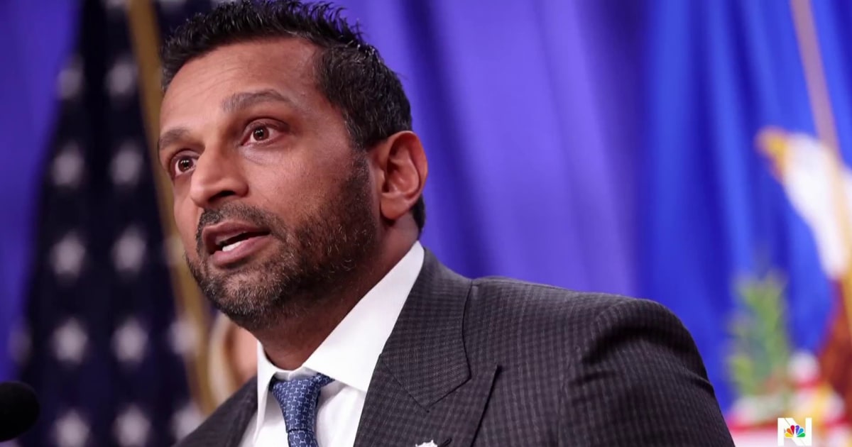 FBI Director Kash Patel sues for $250 million over article alleging excessive drinking