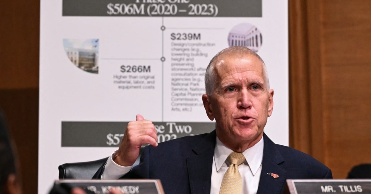Tillis calls for Powell investigation to be 'taken down' at hearing for next Fed chair