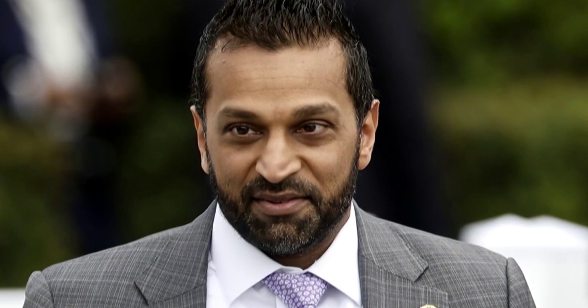 House Democrats demand investigation into Kash Patel's alleged alcohol use on the job