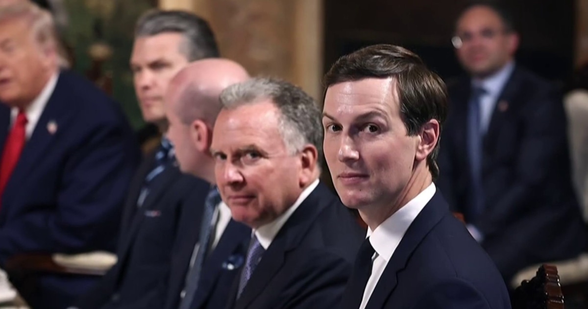 Jared Kushner and Steve Witkoff to travel to Pakistan for peace talks with Iran