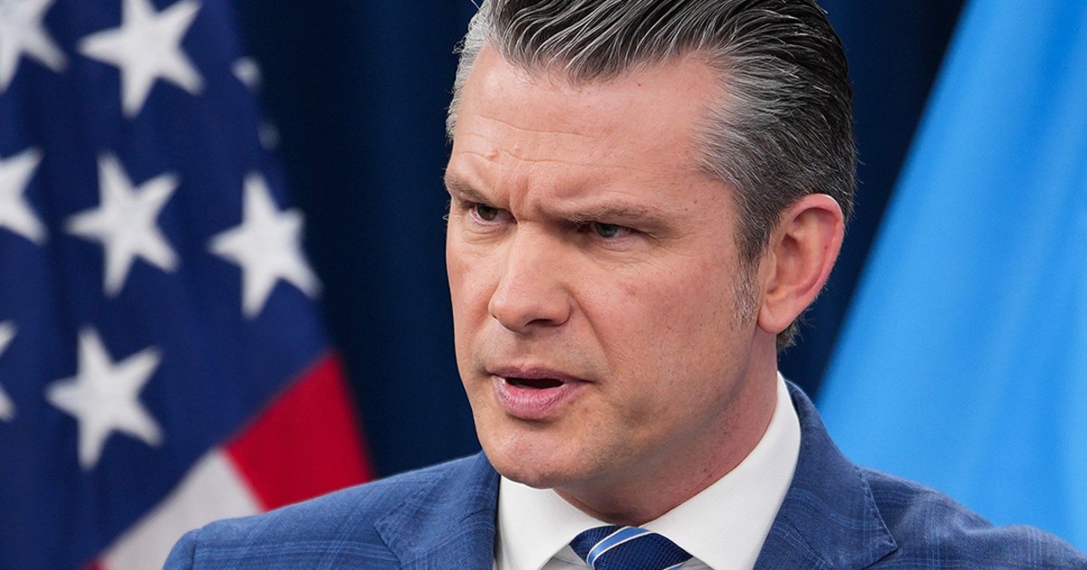 Hegseth Says Trump Chose 'mercy' In Dealing With Iran
