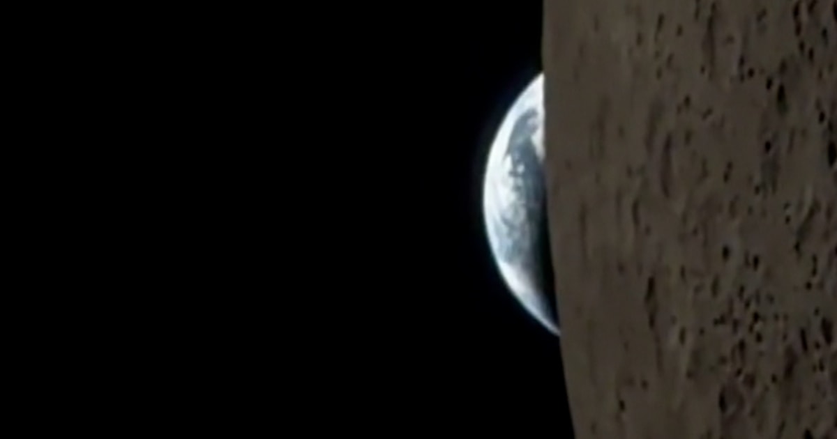 Reid Wiseman Captures View Of 'earthset' On Moon Mission - Beritaja