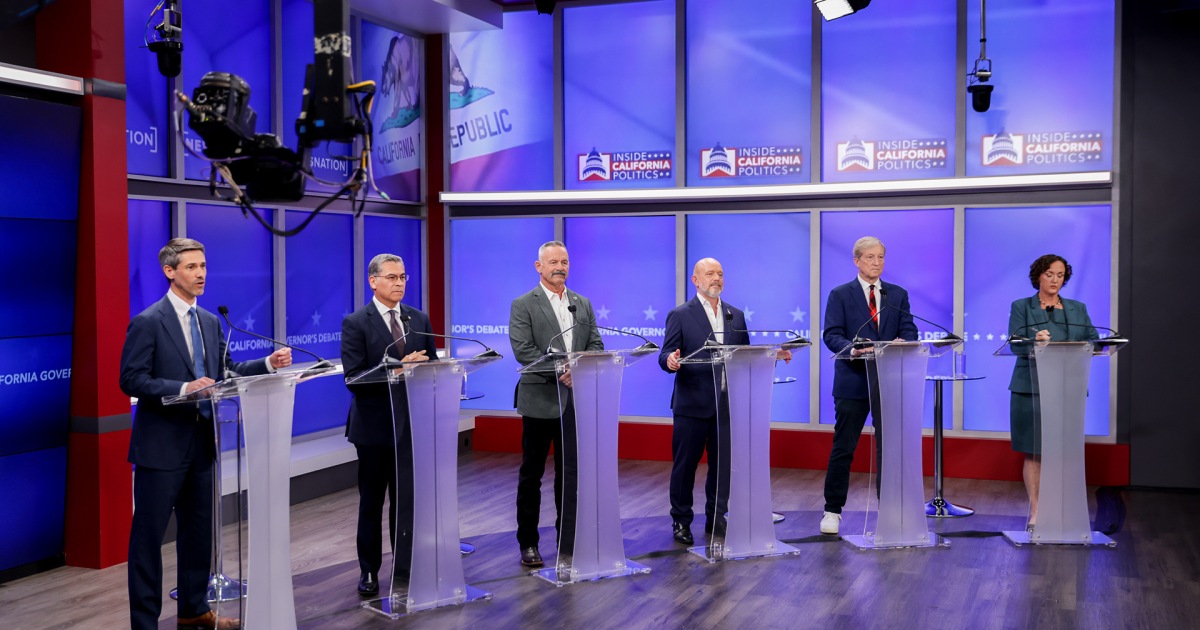 Candidates go head-to-head in California governor debate