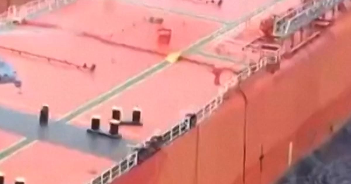 U.s. Forces Board Sanctioned Oil Tanker In Indian Ocean