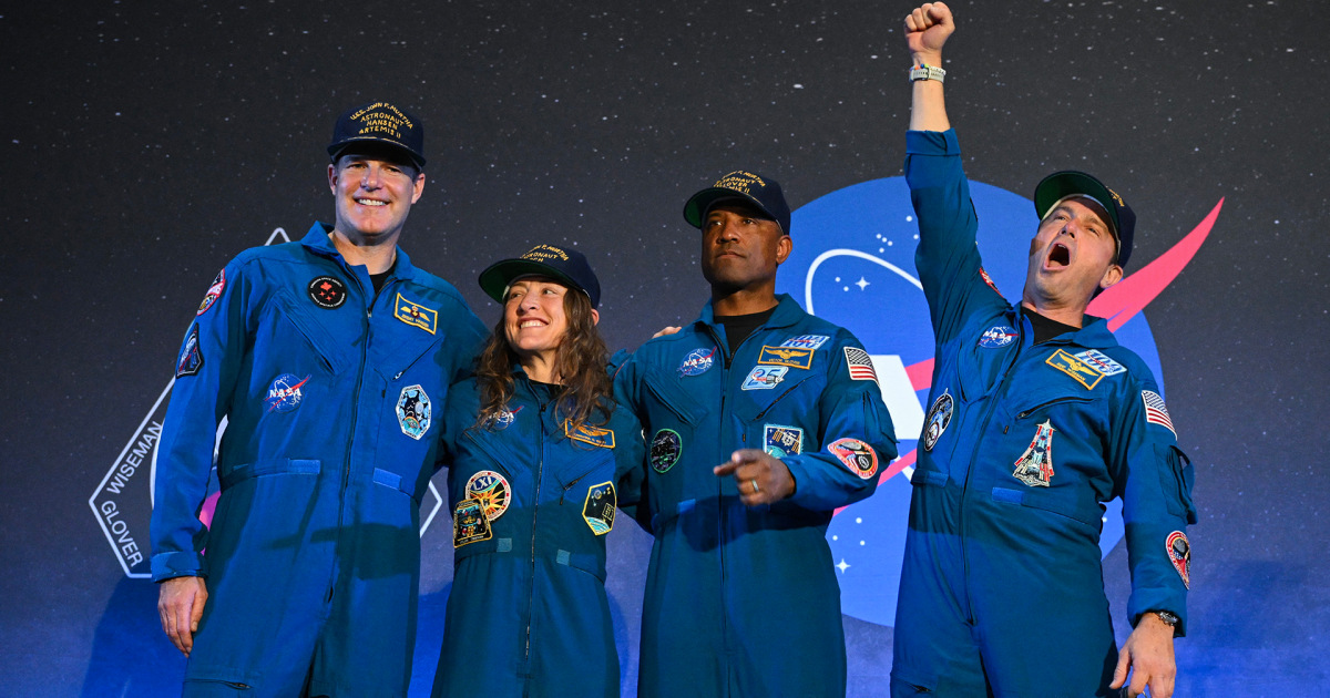 Artemis II crew holds a news conference on their mission to the moon