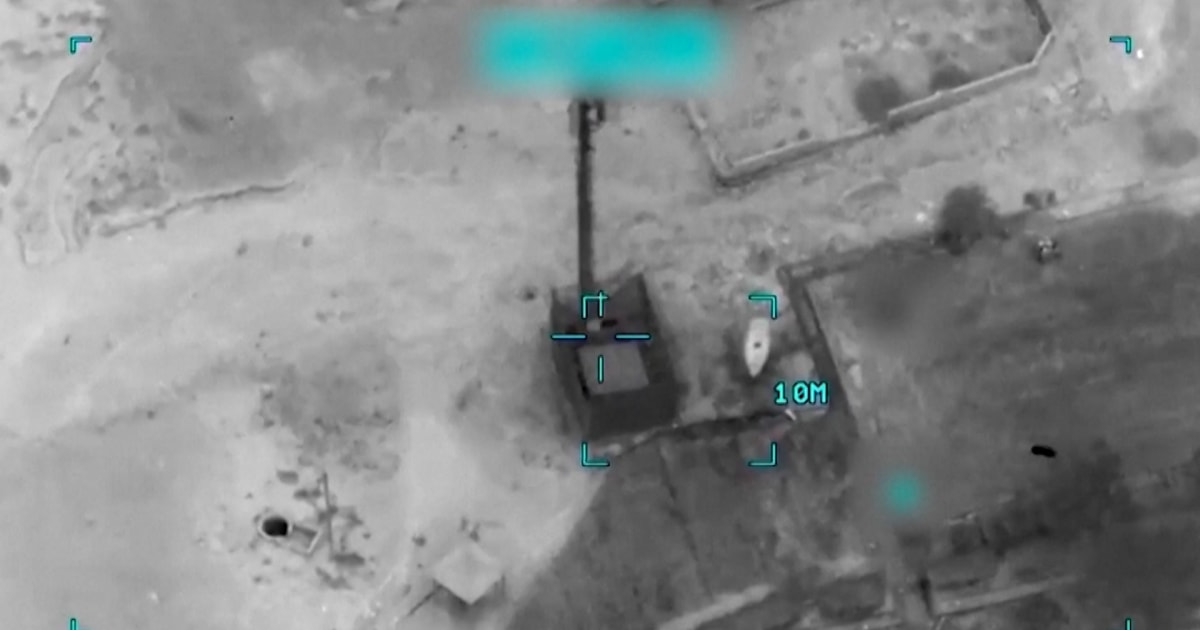 U.S. Central Command videos show strikes on military targets in Iran