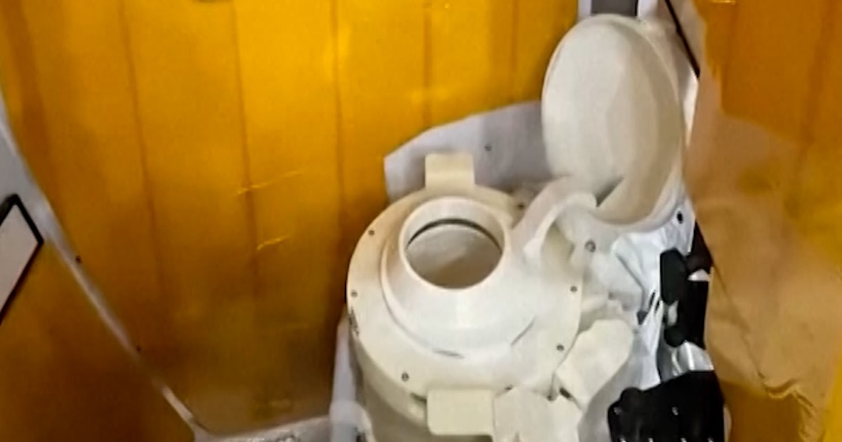 Artemis II astronauts troubleshoot onboard toilet